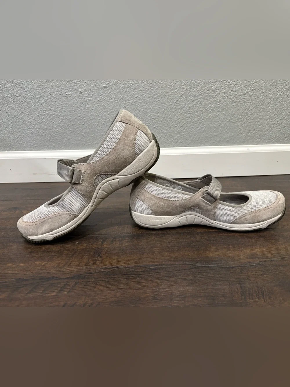 Dansko Neutral Beige Mary Jane Flats with Strap